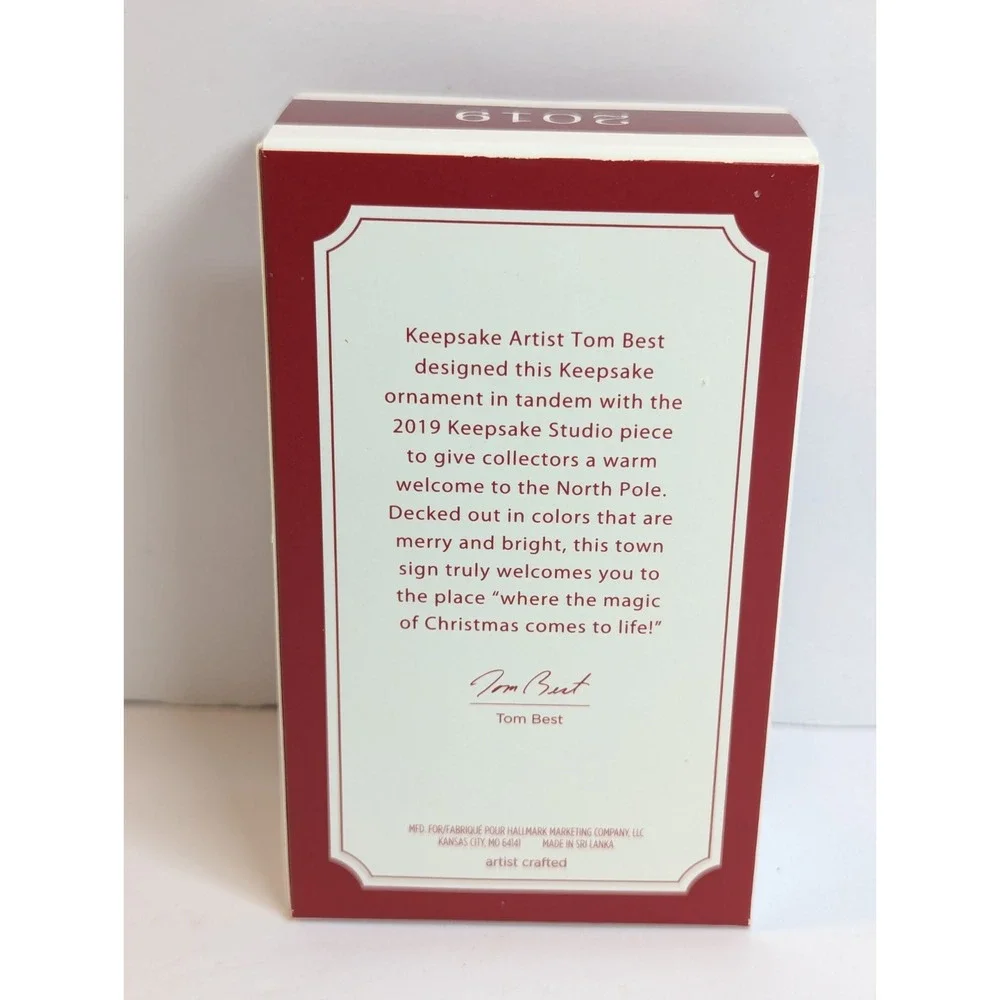 Hallmark Keepsake Ornament Club 2019‎ Welcome To The North Pole!